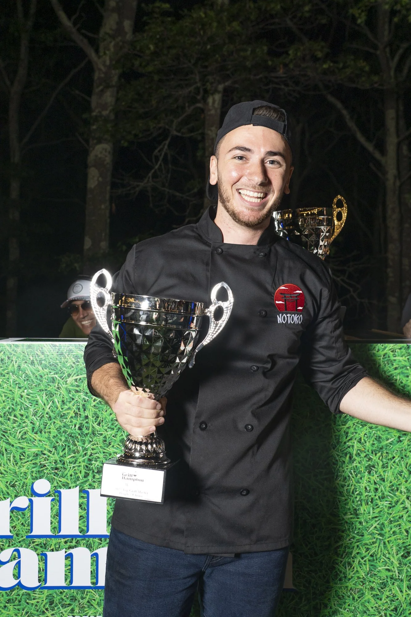 Chef Chris Winning Trophy